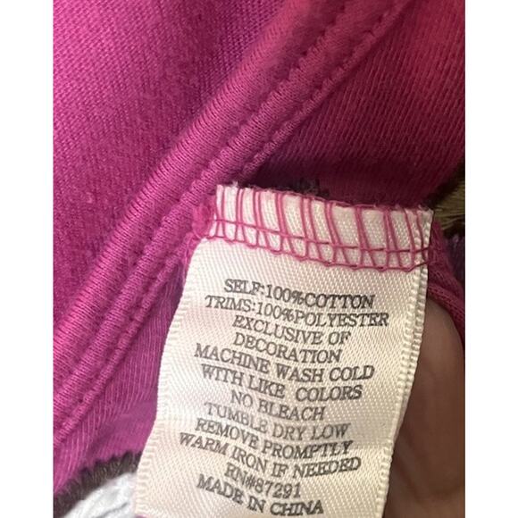 Johnny Was JWLA Embroidered Smocked Cotton Dress Sz Large Pink Floral Boho - Picture 9 of 9